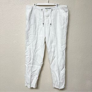 BRYLAND Harbour Island Bahamian Clothing Men’s 100% Linen Pants White Size 38